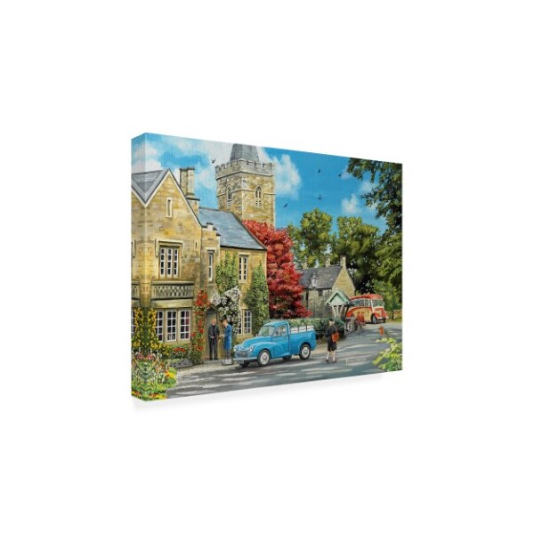 Trevor Mitchell 'At The Vicarage' Canvas Art,24x32